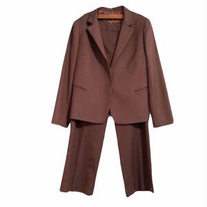Lafayette 148 Wool Herringbone Pantsuit